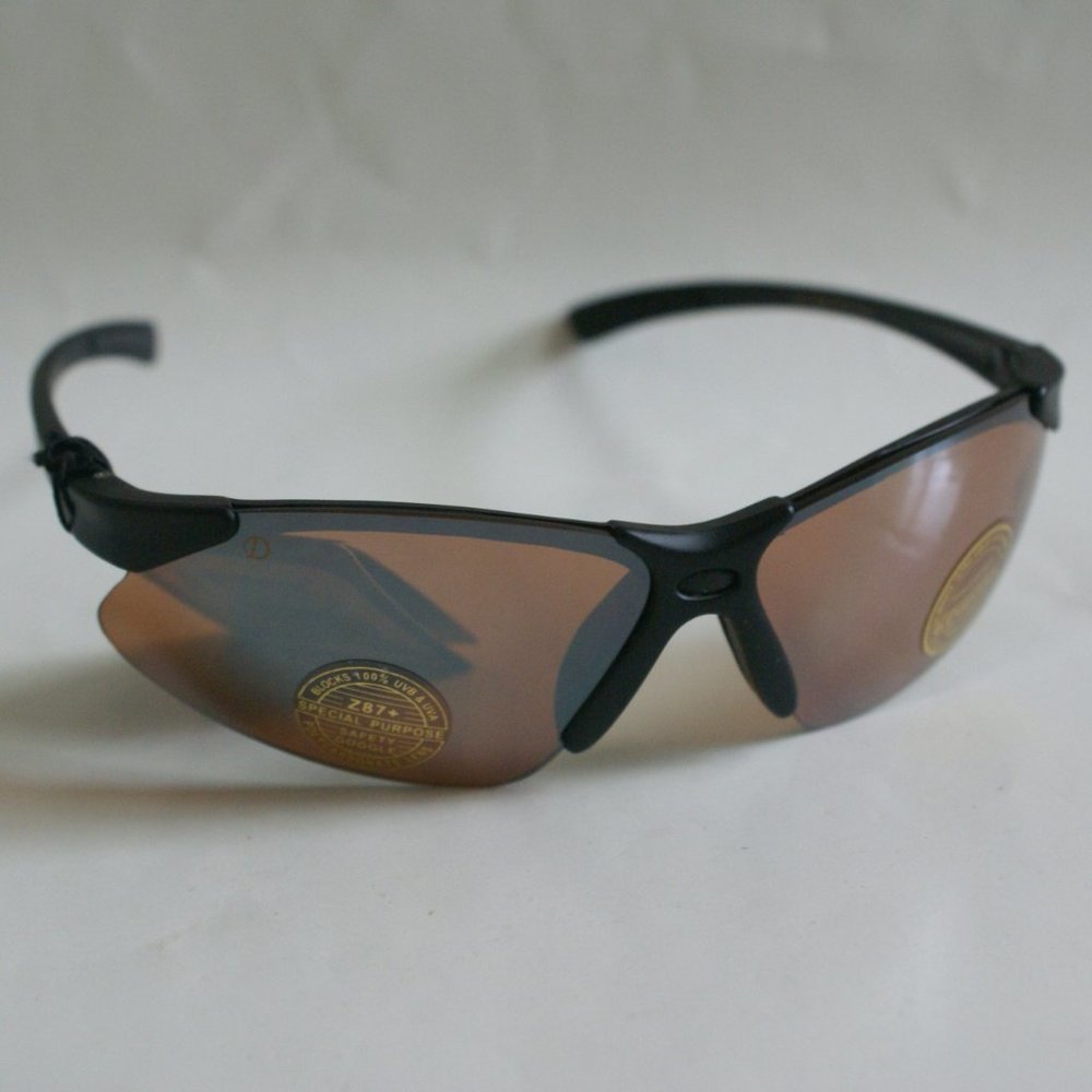 NWT SharpEdge semi-rimless sports wrap blade Coppermax lens tech sunglasses